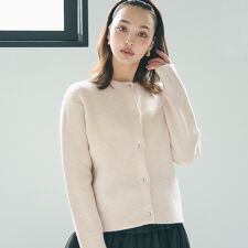 コカ(coca)のダブルフェイスニットカーディガン 全4色
