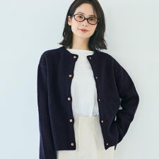 コカ(coca)のダブルフェイスニットカーディガン 全4色