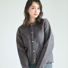 コカ(coca)のダブルフェイスニットカーディガン 全4色