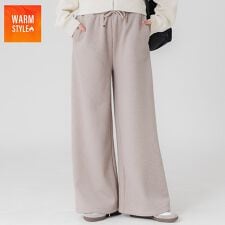 【裏起毛】リブパンツ 全2色