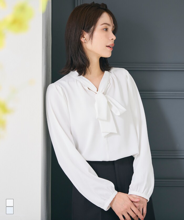 セレモニー】ボウタイブラウス 全2色 | コカ(coca) | マルイウェブチャネル