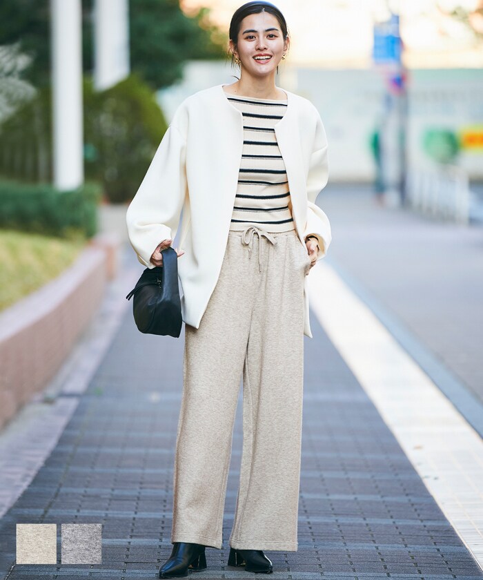 ニットライクワイドパンツ 全2色 | コカ(coca) | マルイウェブチャネル