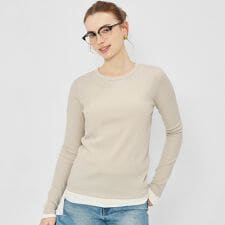 ＼新色登場／ レイヤード長袖カットソー 全2色