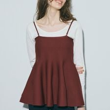 コカ(coca)のスポンディッシュニットキャミソール 全4色