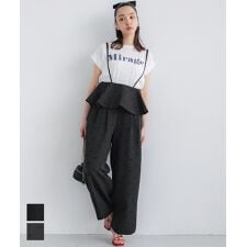 コカ(coca)のフリルオールインワン 全2色