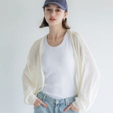 シアージョーゼットカーディガン 全4色