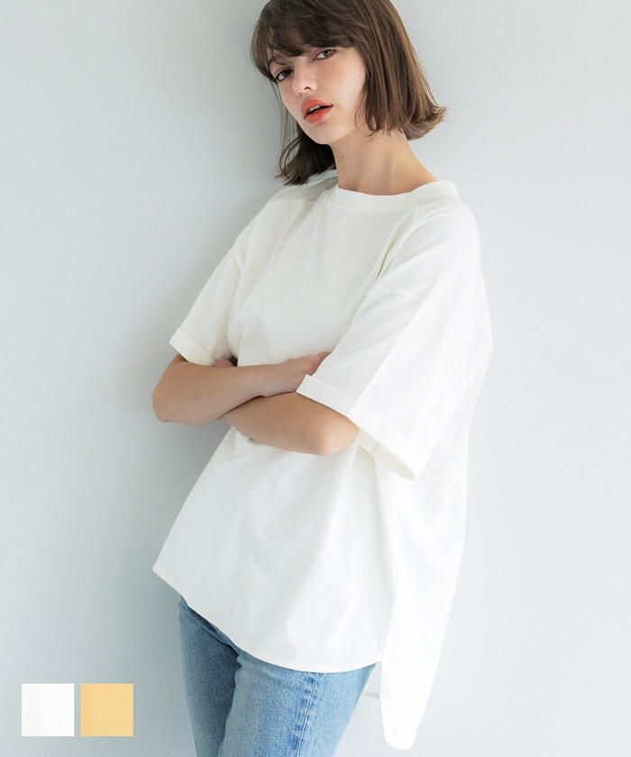 新品　IENA×A.P.C. 別注 リンガーTシャツ ホワイト A.P.C./アー・ペー・セー 別注 リンガーTシャツ（Tシャツ