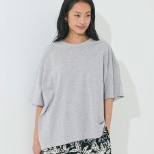 ラウンドヘムTシャツ 全6色