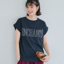 フレンチスリーブロゴTシャツ 全4色