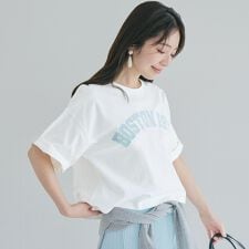 オーバーシルエットロゴTシャツ 全2色