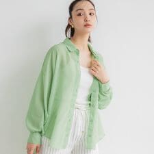 コカ(coca)のポリエステルボイルシャツ　全4色