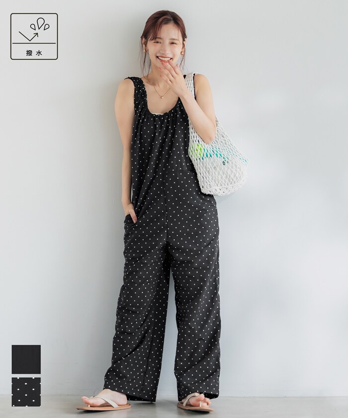 試着のみジャーナルスタンダードレリューム コットンカットワーク刺繍オールインワン JOURNAL STANDARD relume（ジャーナルスタンダード レリューム