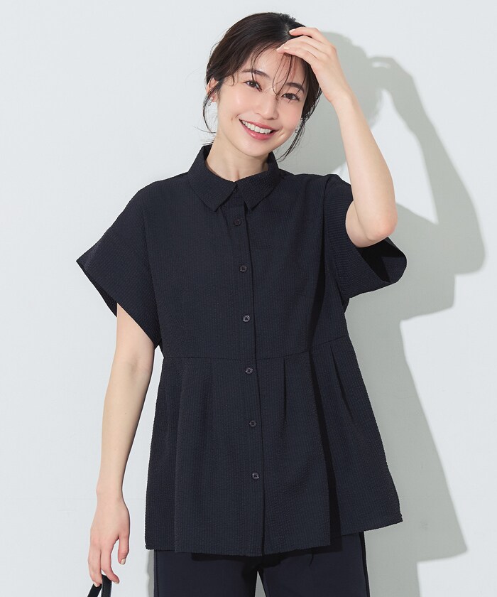 新色登場／【シワになりにくい】サッカータックブラウス 全4色 | コカ