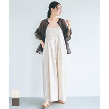 リネンライクワイドサロペット 全2色 | コカ