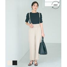【２way】ウエストシャーリングサロペット 全2色 | コカ