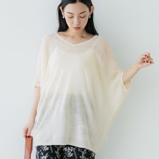ビックシルエットドルマンニット 全2色