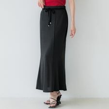 ドット柄マーメイドスカート 全2色