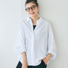 シアーコットンビッグシャツ  全2色