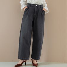 タックデニムパンツ 全2色