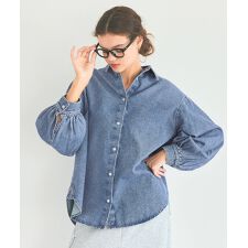 コカ(coca)のボリュームスリーブデニムシャツ