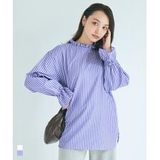 コカ(coca)のスタンドフリルブラウス 全2色