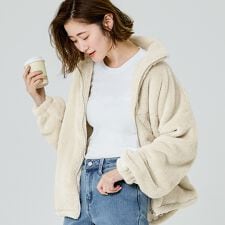 コカ(coca)のフリースジップアップジャケット 全4色