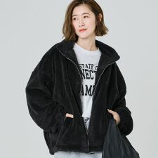 コカ(coca)のフリースジップアップジャケット 全4色