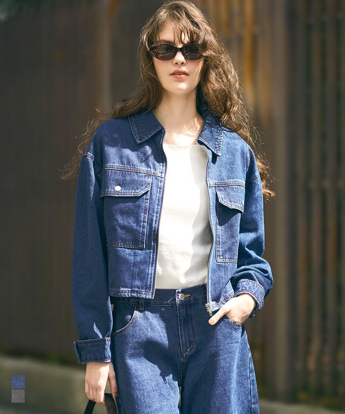 WEB限定セール】デニムポンチョジャケット 全2色 | コカ(coca