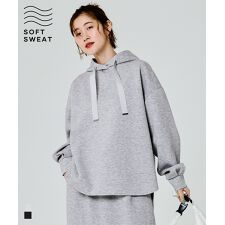 コカ(coca)のソフトスウェットリボンパーカー 全2色