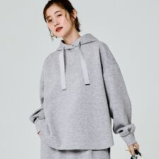 コカ(coca)のソフトスウェットリボンパーカー 全2色