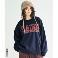 コカ(coca)の裏起毛プリントスウェット 全4色