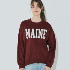 コカ(coca)の裏起毛プリントスウェット 全4色