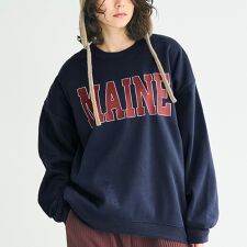 コカ(coca)の裏起毛プリントスウェット 全4色