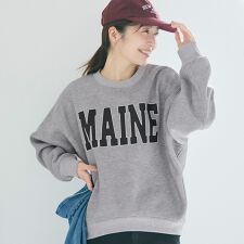 コカ(coca)の裏起毛プリントスウェット 全4色