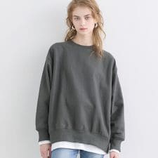 ヘビーウェイト裏毛レイヤードスウェット 全2色