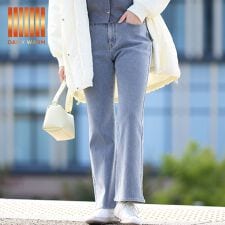 コカ(coca)の裏起毛デニムフレアパンツ 全2色