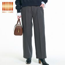【DAILY WARM】裏起毛スラックス 全2色