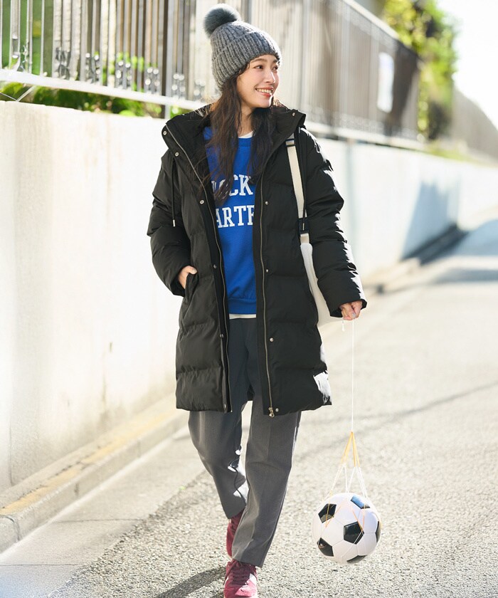 中綿ミドルコート【撥水洗濯機洗い可】 | オペークドットクリップ