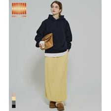 コカ(coca)の【裏起毛】ランダムリブロングIラインスカート 全4色