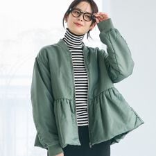 コカ(coca)のウォッシャブル アンゴラタッチタートルネックニットトップス 全4色