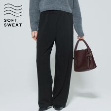 コカ(coca)の【裏起毛】ソフトスウェットワイドパンツ