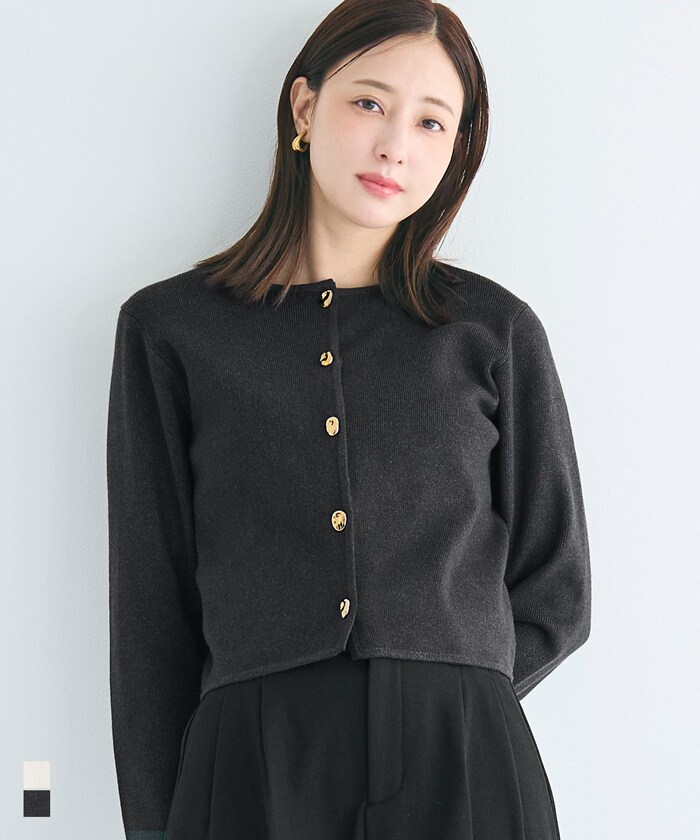 金ボタンニットカーディガン 全2色 | コカ(coca) | マルイウェブチャネル