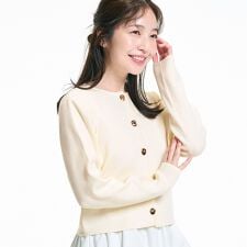 金ボタンニットカーディガン 全2色