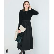 コカ(coca)のポロニットドッキングワンピース 全2色