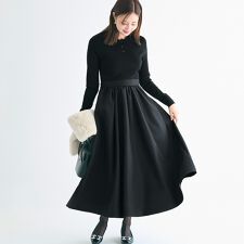 コカ(coca)のポロニットドッキングワンピース 全2色