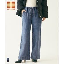 コカ(coca)の【裏起毛】デニムイージーパンツ 全2色