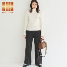 コカ(coca)の【裏起毛】デニムイージーパンツ 全2色