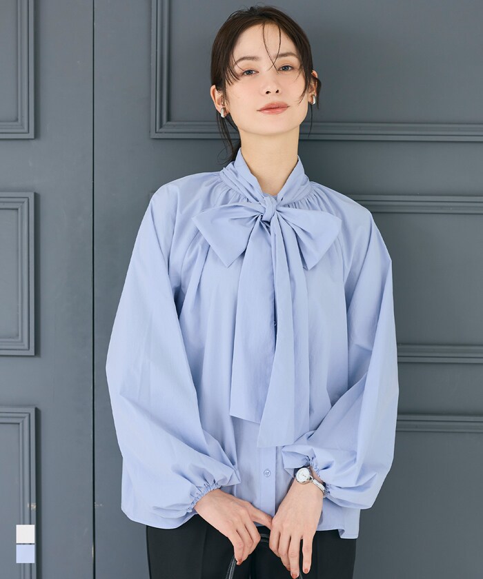 バイカラーフリルブラウス | マルイウェブチャネル