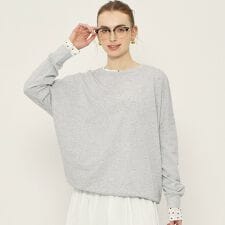 ドルマンスリーブ長袖Tシャツ 全2色