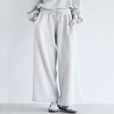裏毛スウェットワイドパンツ 全2色